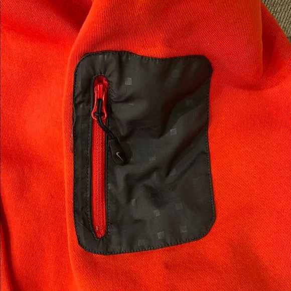 Nike Red and Black Full-Zip Hoodie - Picture 3 of 7